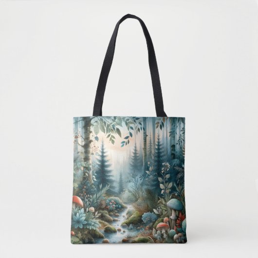 Tote Bag Crique de la forêt naturelle Hollow (Devant)