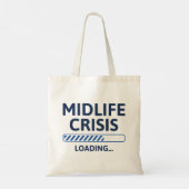 Tote Bag Crise du milieu de vie (Dos)