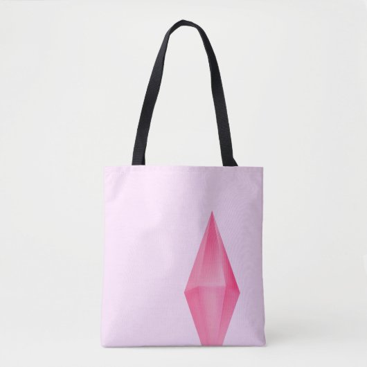Tote Bag cristal rose (Devant)
