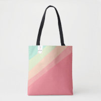 Critère arc-en-ciel mignon en rose, orange et vert