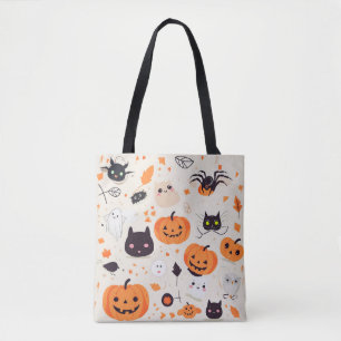 Tote Bag Critères Déplaisants mignons Traitements d'Hallowe
