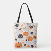 Tote Bag Critères Déplaisants mignons Traitements d'Hallowe (Dos)