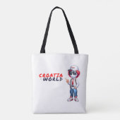 Tote Bag CRO@ - Blanc (Dos)