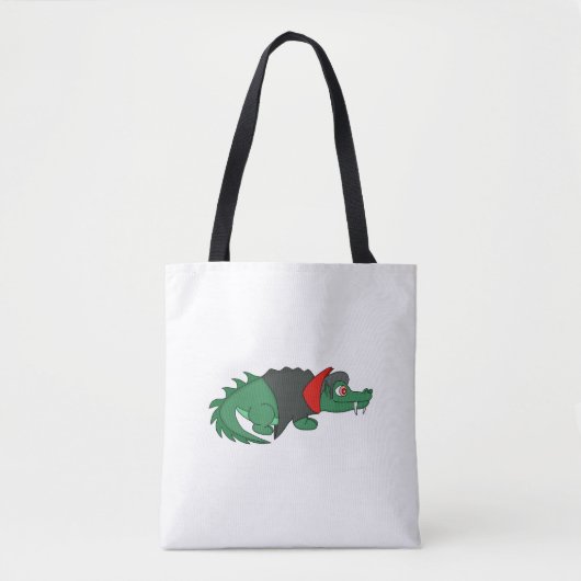 Tote Bag Crocodile de Vampire (Devant)
