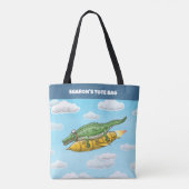 Tote Bag Crocodile Fusée (Dos)