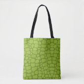 Tote Bag Crocodile Grandes vertes Sauvage peau d'animal mot (Devant)