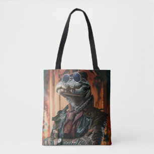 Tote Bag Crocodile tatoué Urbain look Boss