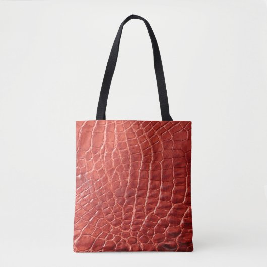 Tote Bag Crocodile texture cuir (Devant)