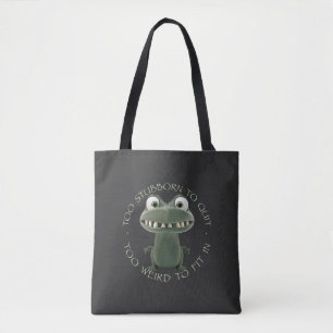 Tote Bag Crocodile Trop Têtu Pour Quitter Trop Étrange Pour