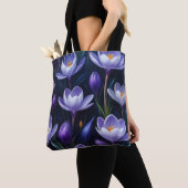 Tote Bag Crocus Violet (De près)