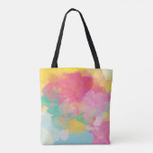 Tote Bag Croire en les bonnes choses Quote d'aquarelle posi (Dos)