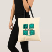 Tote Bag Croire Inspirations Cancer de l'ovaire (Devant (produit))