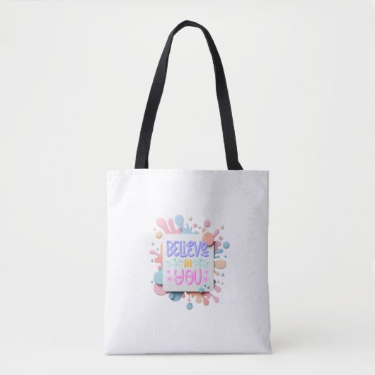 Tote Bag Crois en toi (Devant)