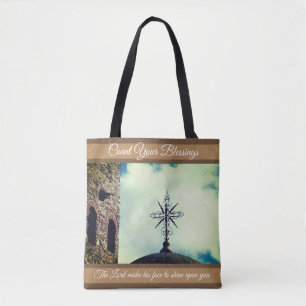 Tote Bag Croisez dans le ciel, bénédictions de Dieu Fourre-