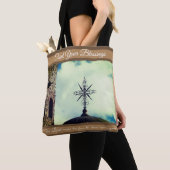 Tote Bag Croisez dans le ciel, bénédictions de Dieu Fourre- (De près)