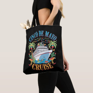 Tote Bag Croisière Cinco De Mayo Mexique Bateau Mexicain Fi