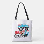 Tote Bag Croisière Coeur de Camion Monster bleu Valentine (Dos)