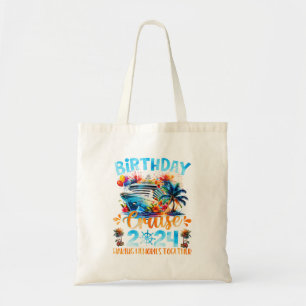 Tote Bag Croisière d'anniversaire 2024 Rassembler les souve