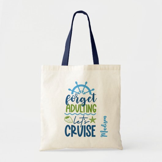 Tote Bag Croisière de nom personnalisé (Devant)