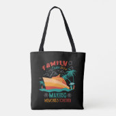 Tote Bag Croisière en famille 2024 Rassembler les souvenirs (Dos)