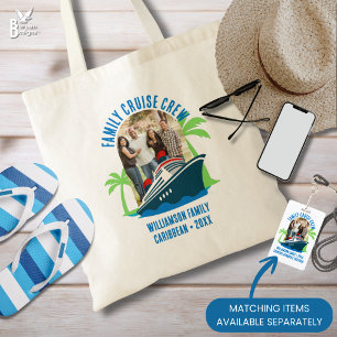 Tote Bag CROISIÈRE EN FAMILLE ÉQUIPE Photo Destination Vaca