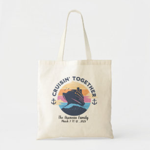 Tote Bag Croisière mignonne ensemble Jaune et bleu PERSONNA