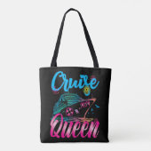 Tote Bag Croisière Queen Vacation 2024 Croisière Vacances N (Dos)