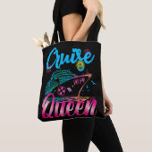 Tote Bag Croisière Queen Vacation 2024 Croisière Vacances N (De près)