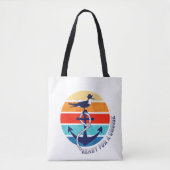 Tote Bag Croisière Serene Sunset - Prêt pour l'aventure (Devant)