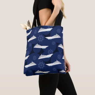 Tote Bag Croisière Vacances Designer Nautique