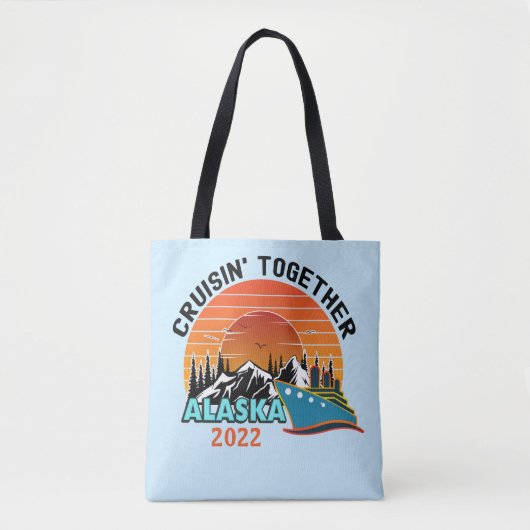 Tote Bag Croisin Ensemble Alaska Voyage Vacances  (Devant)