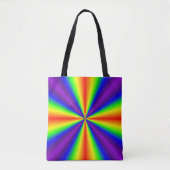 Tote Bag Croix arc-en-ciel (Devant)