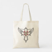 Tote Bag Croix chrétienne (Dos)