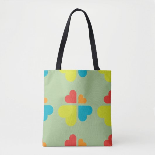 Tote Bag Croix de cœurs (Devant)