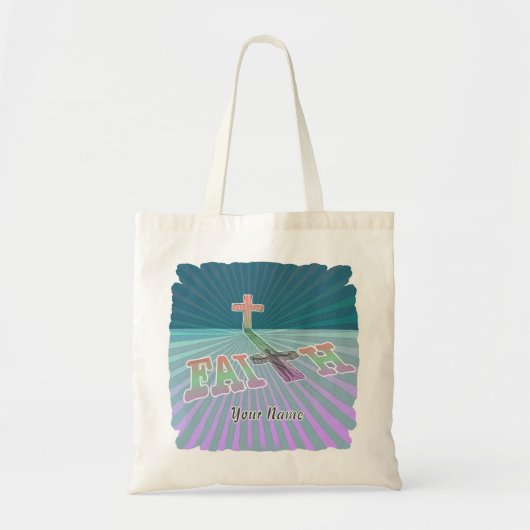 Tote Bag Croix de la foi chrétienne (Devant)