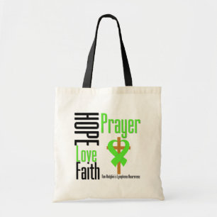 Tote Bag Croix de prière de foi d'amour d'espoir de