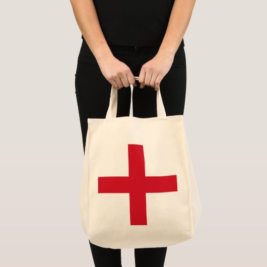 Tote Bag Croix de St George ~ Drapeau d'Angleterre (Devant (produit))