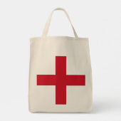 Tote Bag Croix de St George ~ Drapeau d'Angleterre (Dos)