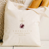 Tote Bag Croix florale Chrétienne Mère et Blessure Bébé