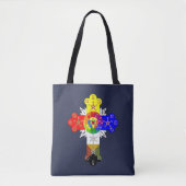 Tote Bag Croix franc-maçonnique (Devant)