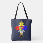 Tote Bag Croix franc-maçonnique (Dos)