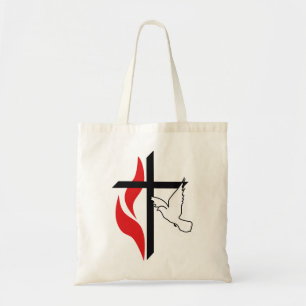 Tote Bag Croix méthodiste et colombe