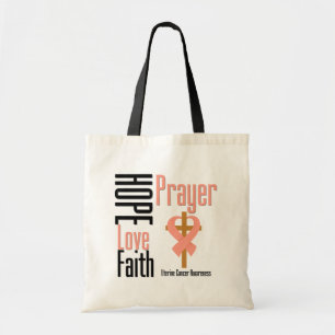 Tote Bag Croix utérine de prière de foi d'amour d'espoir
