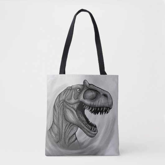 Tote Bag Croquis d'Allosaurus (Devant)
