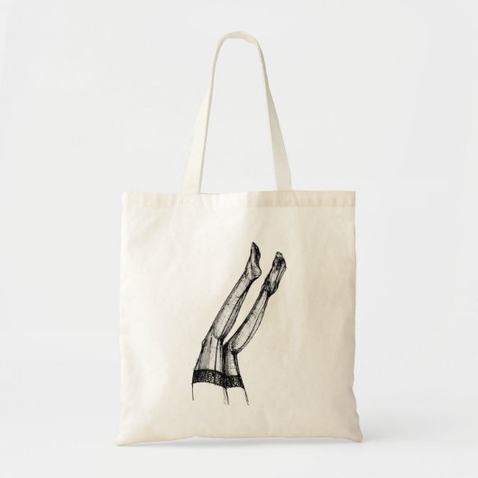 Tote Bag Croquis de mode de bas (Devant)