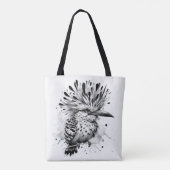 Tote Bag Croquis d'encre d'oiseau (Dos)