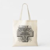 Tote Bag Cross Caduceus Infirmière sage-femme (Dos)