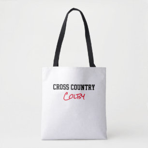 Tote Bag Cross Country Run NAME Sports Distance Motivation