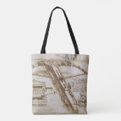 Tote Bag Crossbow Arme géante de Léonard de Vinci (Dos)