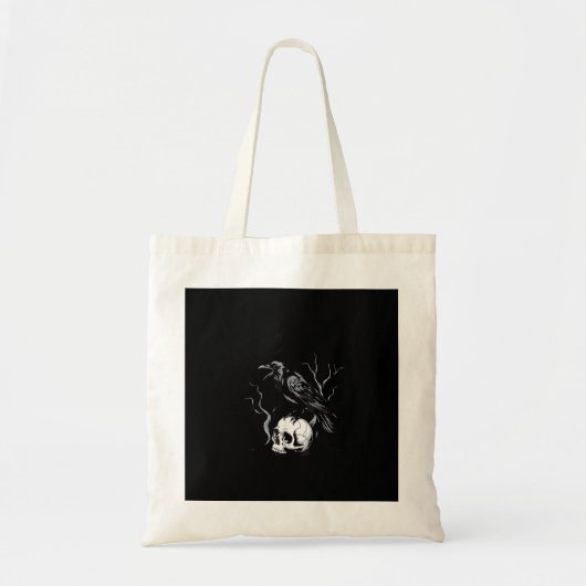 Tote Bag Crow F-Caw-F Funny Bird Saying Humor Meme Desin (Devant)
